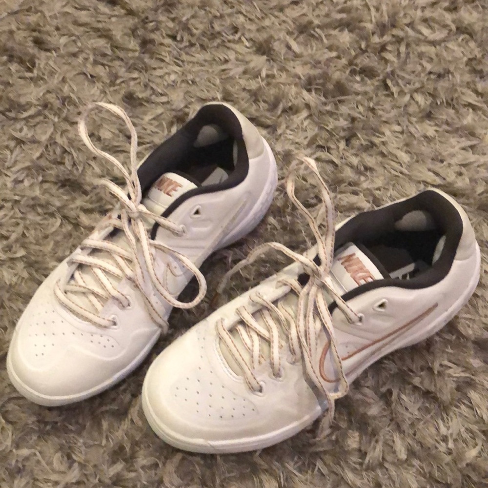 These are really cute soft ball shoes